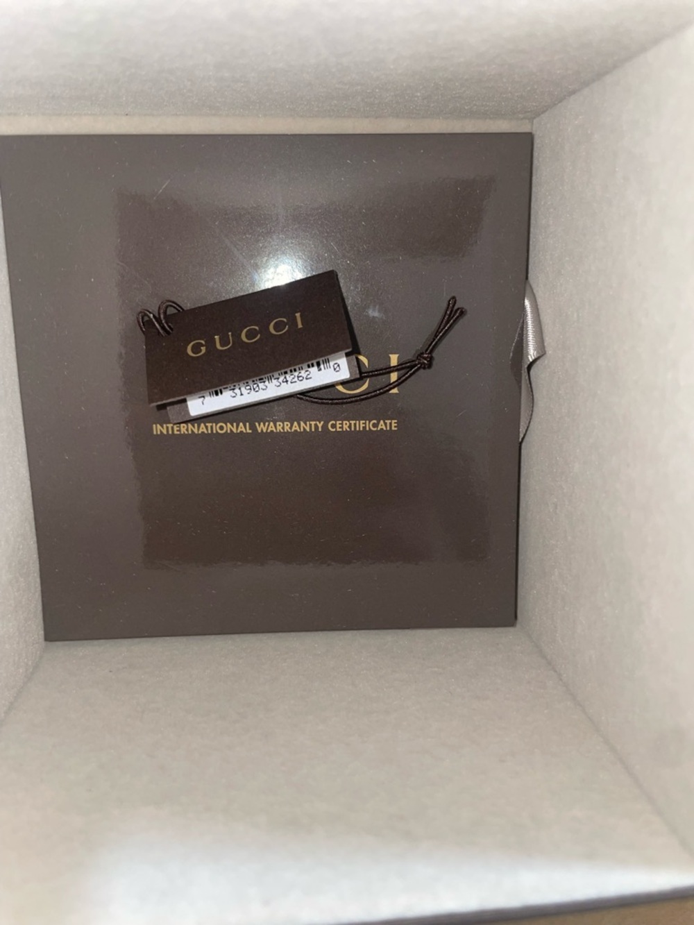 Gucci Brown and Gold Warranty/Card Set - Picture 4 of 4